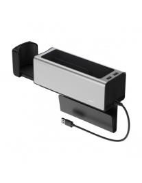 Acessórios Baseus 2xUSB Carro - Prateado