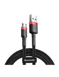 Cabo Baseus Micro USB 1.5A 2M - Preto / Vermelho