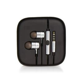 Auriculares Stereo Jack 3.5mm em Metal - Prateados