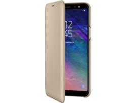 Capa SAMSUNG Galaxy A6+ 2018 Wallet Dourado