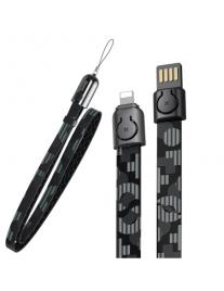 Cabo  Colar Pop Lightning 0.8M - Preto