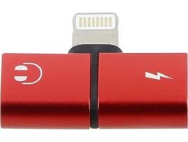 Adaptador Universais Lightning - Vermelho