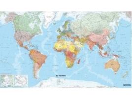 Livro Mapa En Tubo El Mundo (Pequeño Formato) de Vários Autores