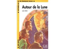 Livro Autour De La Lune-Lectures Cle 1 de Jules Verne