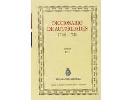 Livro Diccionario De Autoridades de Vários Autores (Espanhol)