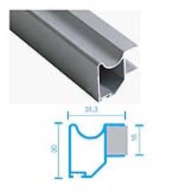 Perfil puxador ALUMÍNIO 2.5M