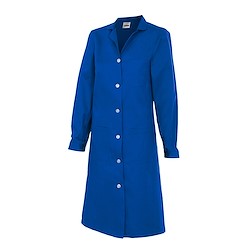 Bata de mulher MANGA COMPRIDA AZUL 40