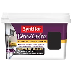 Esmalte de renovação acetinado PRETO 0.5L SYNTILOR