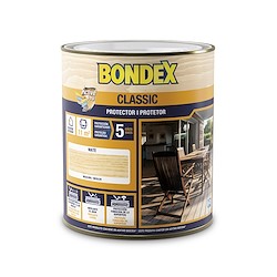 Protetor madeira exterior BONDEX CLASSIC 0,75L INCOLOR MATE
