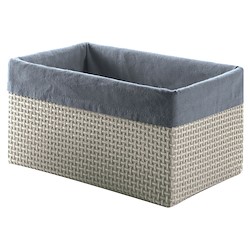 Cesto LAVANDA CINZENTO 31X19CM