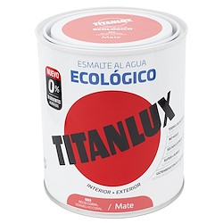 Esmalte interior mate TITANLUX 0.75L VERMELHO CORAL