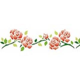 Molde decorativo 15X40CM ROSAS