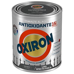 Esmalte anti ferrugem ÁGUA EF FORJA CINZENTO OXIRON 0.75L
