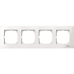 Espelho quádruplo reversível M-ELEGANCE BRANCO BRILHO