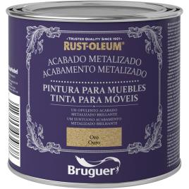Tinta para móveis METALIZADA 0.5L OURO