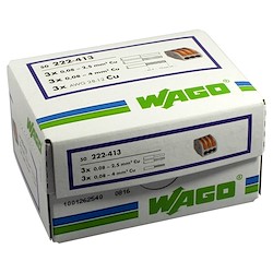 50 Ligadores rapid wago 3 COND. FLEX 08-2.5