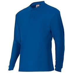  - Polo MANGA COMPRIDADA AZUL XS