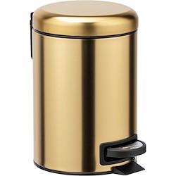 Balde do lixo WENKO LEMAN 3L DOURADO