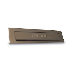 Entrada de correio 481X31CM BRONZE