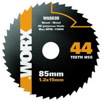 Disco de serra circular WORXSAW MULTIUSOS 85MM 44D