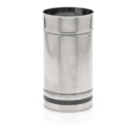 Tubo salamandra pellets INOX D80MM 0.5MM