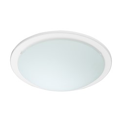 Candeeiro de teto ICEBERG SEM LÂMPADA D37CM BRANCO