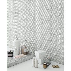 Pastilha NORDIC MATT LIGHT GREY HEX 909D