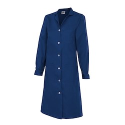 Bata de mulher MANGA COMPRIDA AZUL NAVY 46