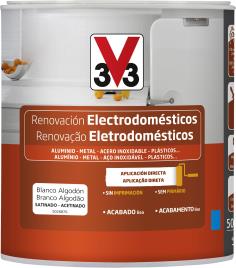 Esmalte para eletrodomésticos BRILHANTE BRANCO 0.5L V33