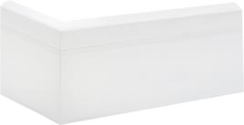 Rodapé lacado LUCERNA 12X1.5X225CM
