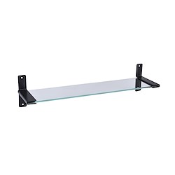 Prateleira de vidro LOFT PRETO