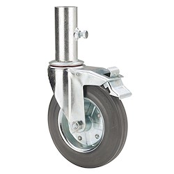 Roda para andaime COM TRAVÃO 300MM 200KG