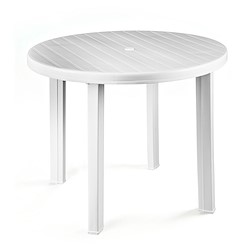 Mesa de resina VIANA BRANCO D90CM