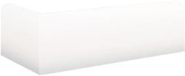 Rodapé de poliestireno BRANCO 10X2X200CM