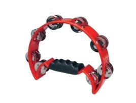 Hayman Half Moon Tambourine No Drum Head Plastic Red