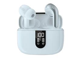 Auriculares Bluetooth True Wireless True Led Power Display s com carregamento Casesky branco