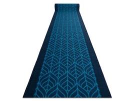 Passadeira Base Antideslizante DYWANY LUSZCZOW Pióra Penas (80 x 970 cm - Azul)