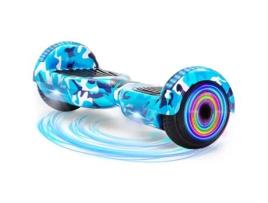 Hoverboard NEI-WAI z1+ Camuflagem para Crianças (Coluna Bluetooth - Autonomia:8/10 Km - Velocidade Máx:10Km/H)