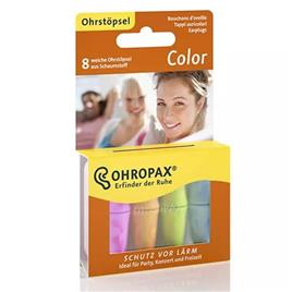 Ohropax Tampões Auditivos de Espuma Macia Color x8 Tampões