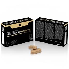 BLACKBULL BY SPARTAN - TESTOMEN & PURE ENERGY VIGOR + FORÇA PARA HOMENS 20 COMPRIMIDOS