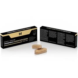 BLACKBULL BY SPARTAN - VIGORMEN & CLIMAX EXPLOSION CALOR + PRAZER PARA HOMENS 4 COMPRIMIDOS