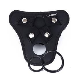 ARNÊS TOYJOY STRAP-ON PLEASURE PRETO