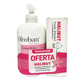 Creme Hidratação e Creme Protetor Assaduras Oleoban 450 + 50 gr