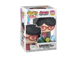 Figura Funko POP Animation Boruto - Sarada w/Sharingan (Brilha no Escuro - Exclusivo Worten)