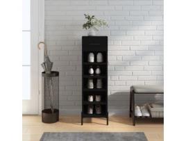 Sapateira 30X35X105 Cm Derivados de Madeira Preto VIDAXL