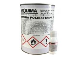 Pack Resina Poliéster 1 kg + Catalizador 25 gr