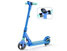 Trotinete Elétrica NEI-WAI S3 Azul para Criança Velocidade Máx: 14 Km/H- Carga 70 kg- Autonomia: 8Km