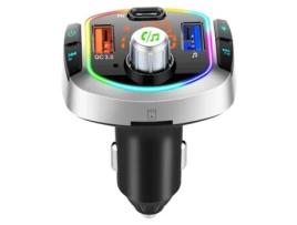 Damai Car Mp3 Player Bluetooth Fm Transmitter With Dual Usb Ports Silver