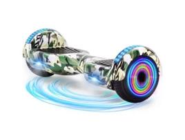Hoverboard NEI-WAI z1+ Verde para Crianças (Coluna Bluetooth - Autonomia:8/10 Km - Velocidade Máx:10Km/H)