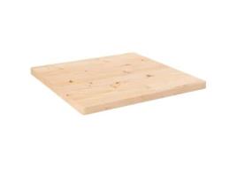 Tampo de Mesa Quadrado 40X40X2.5 Cm Pinho Maciço Branco VIDAXL